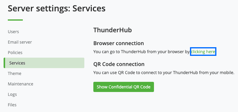 ThunderHub Information